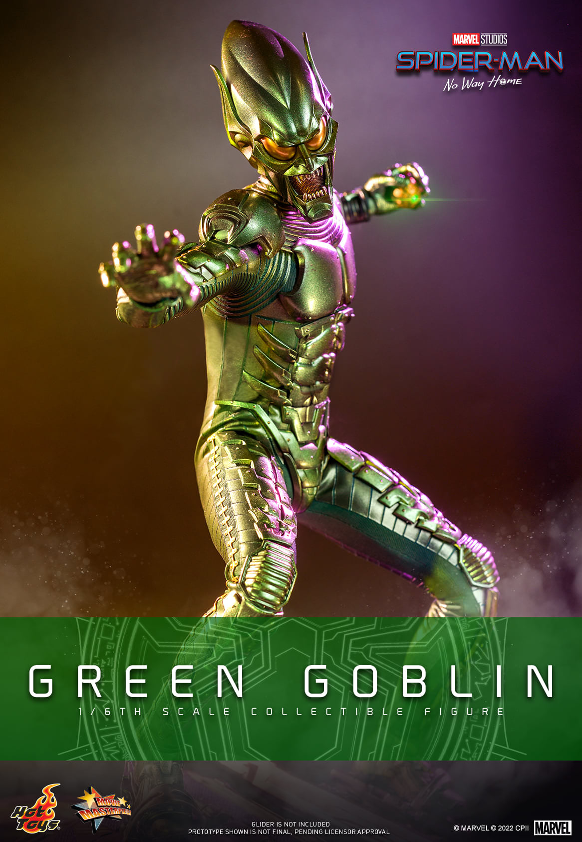 Hot Toys 1:6 Scale Spider-Man : No Way Home - Green Goblin MMS630