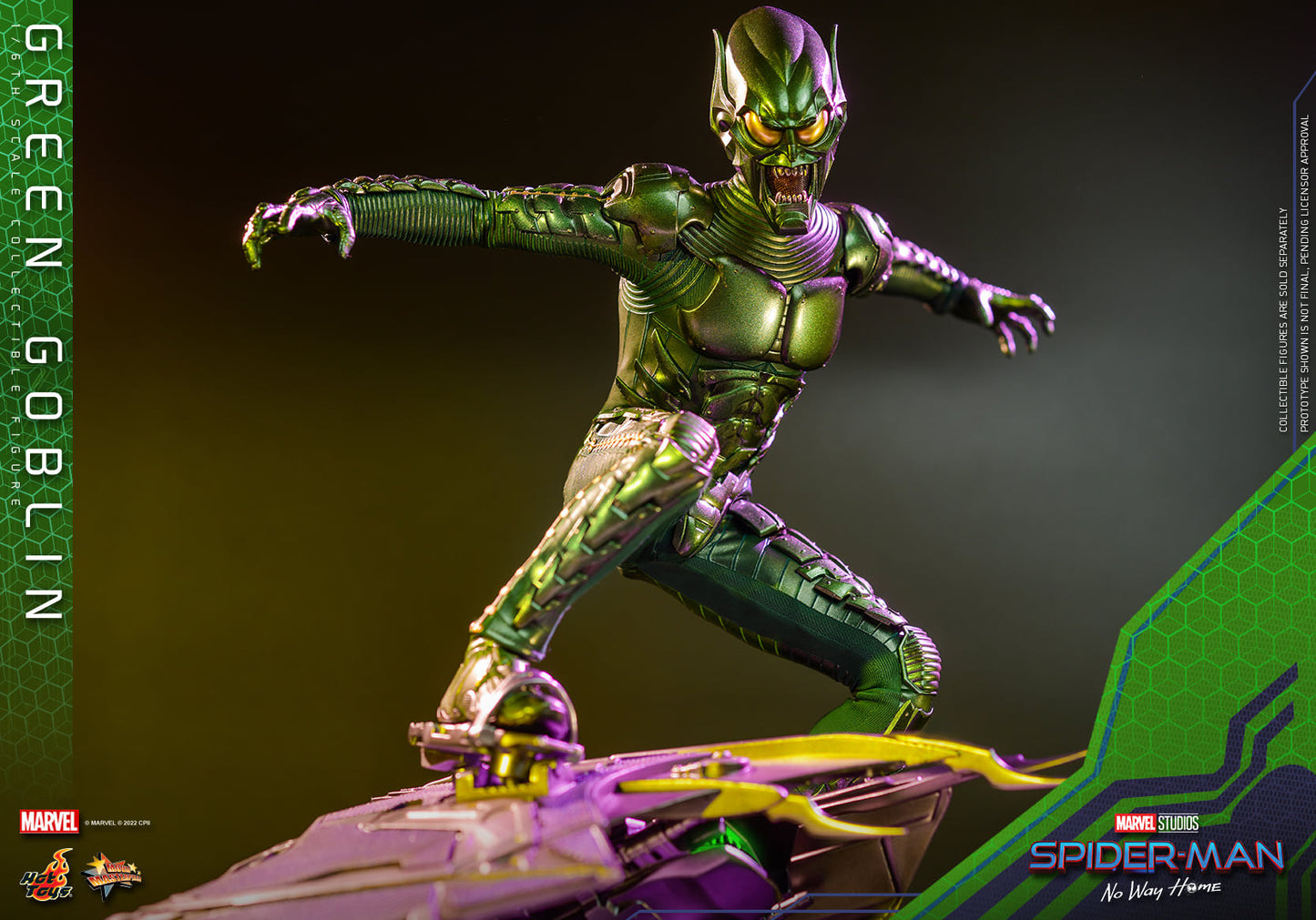 Hot Toys 1:6 Scale Spider-Man : No Way Home - Green Goblin MMS630