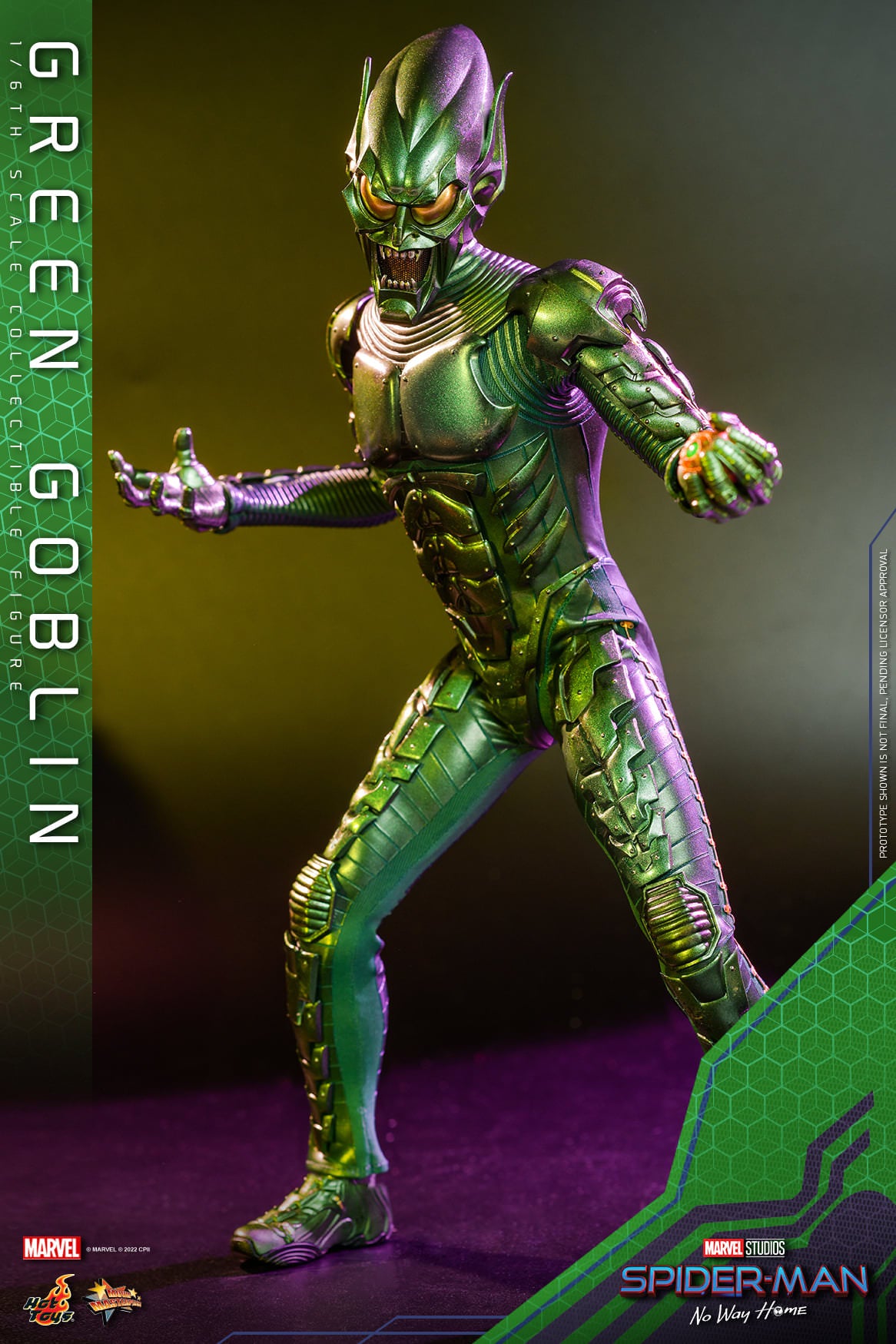 Hot Toys 1:6 Scale Spider-Man : No Way Home - Green Goblin MMS630