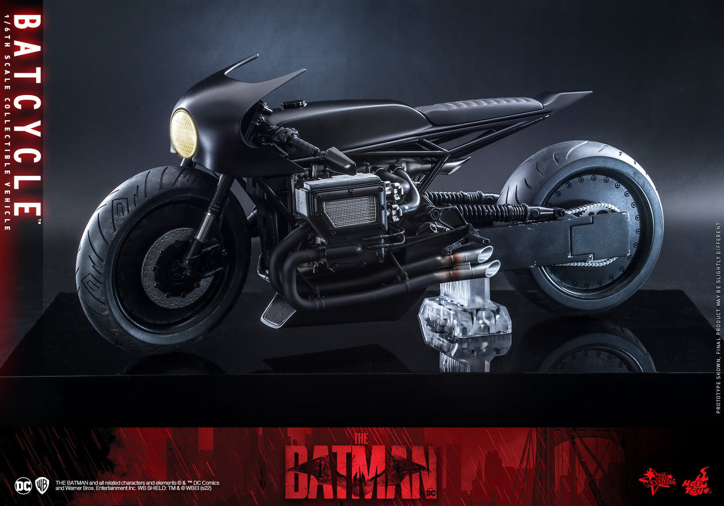 Hot Toys 1:6 Scale The Batman Batcycle Collectible Vehicle MMS642