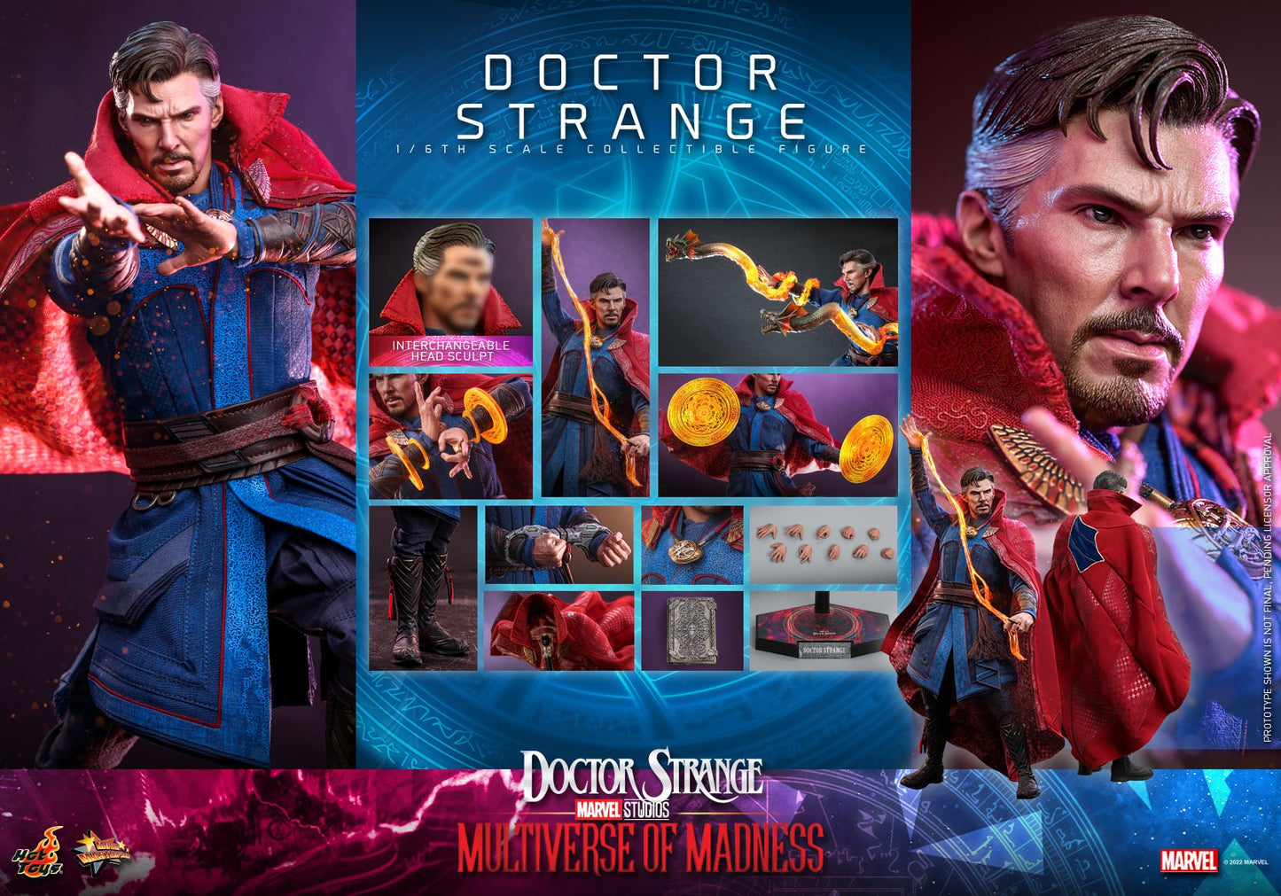 Hot Toys Doctor Strange in the Multiverse of Madness - 1/6th scale Doctor Strange Collectible Figure MMS645