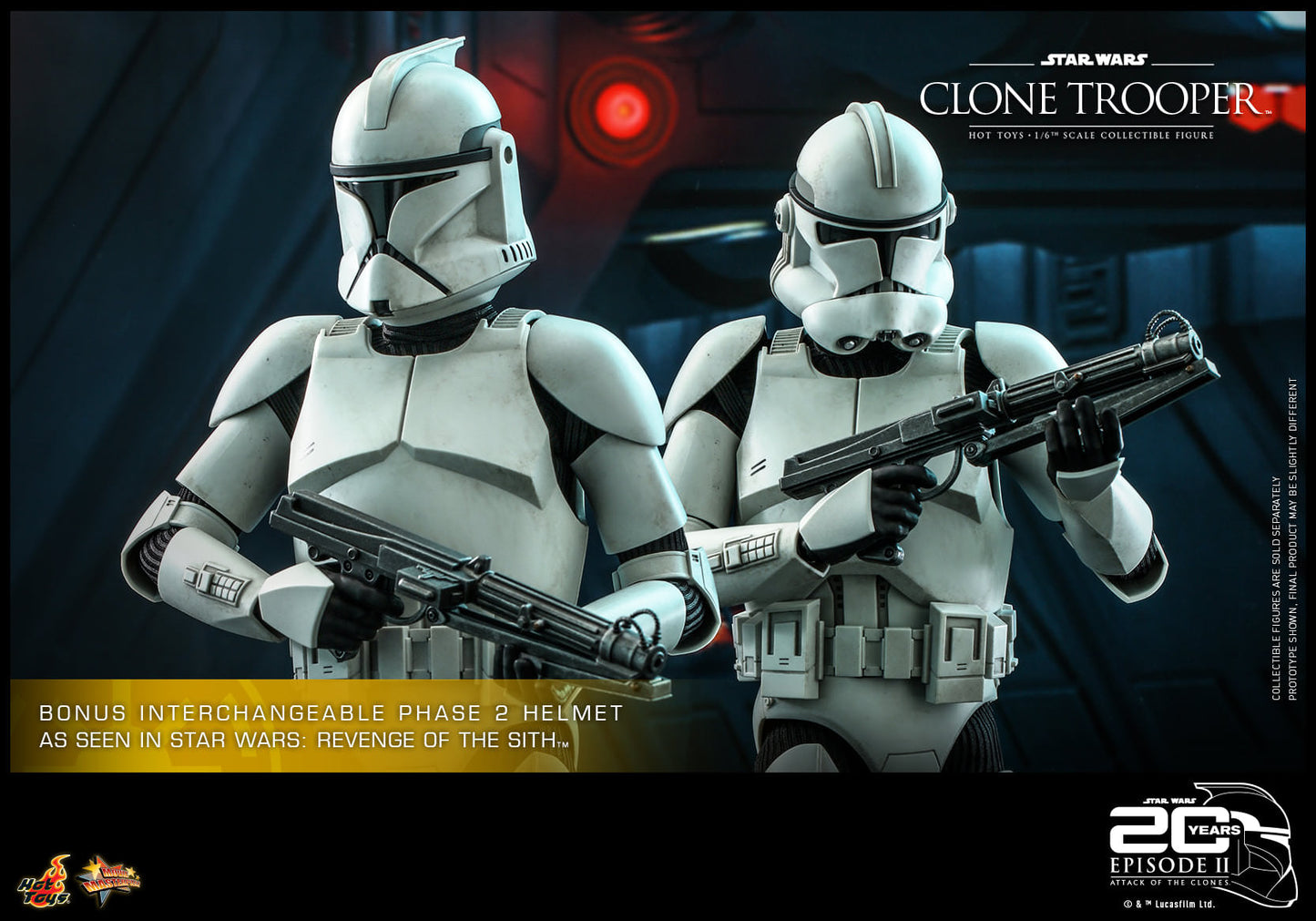 Hot Toys Star Wars Episode II: Attack of the Clones™ - 1/6th scale Clone Trooper™ Collectible Figure MMS647