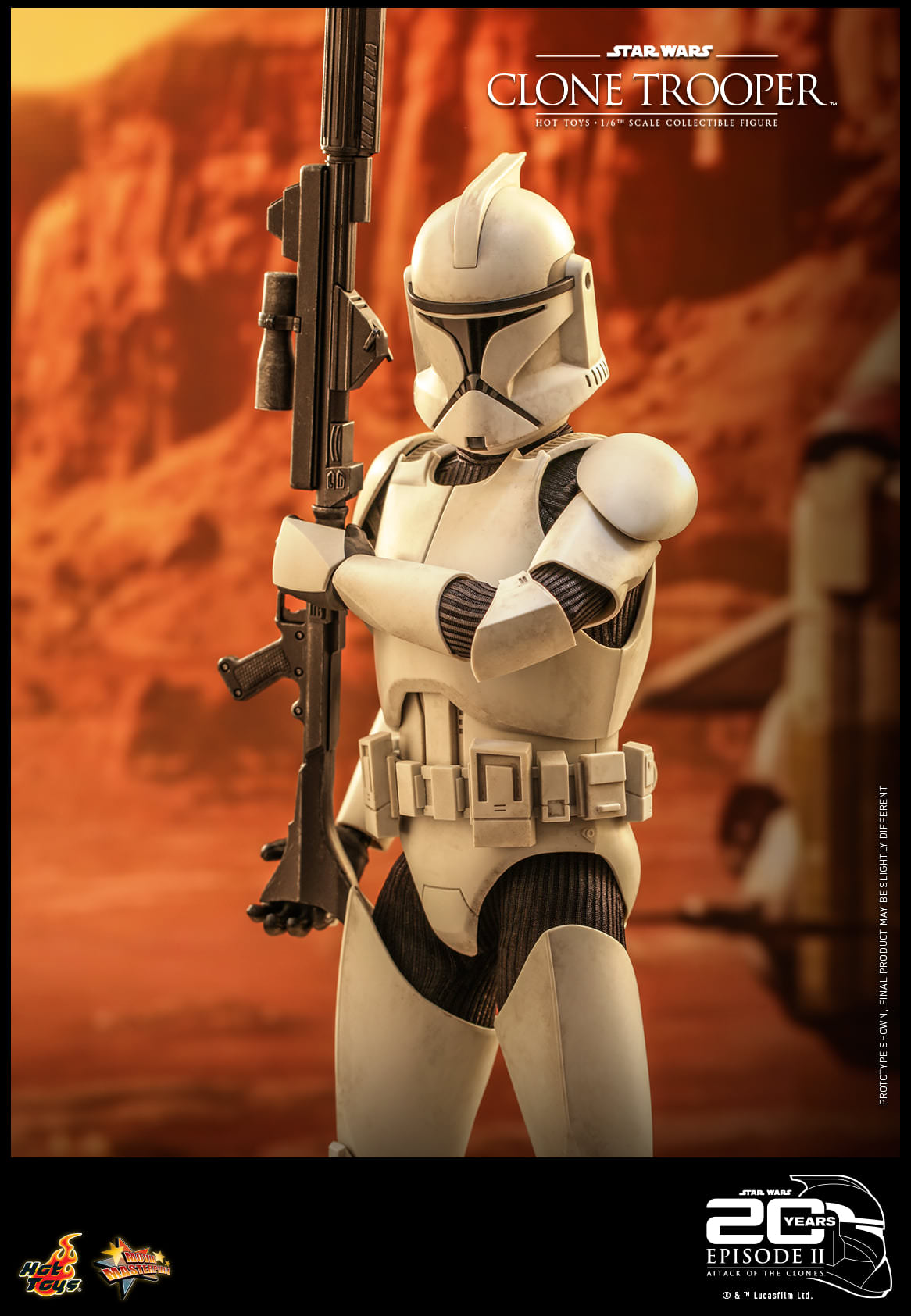 Hot Toys Star Wars Episode II: Attack of the Clones™ - 1/6th scale Clone Trooper™ Collectible Figure MMS647