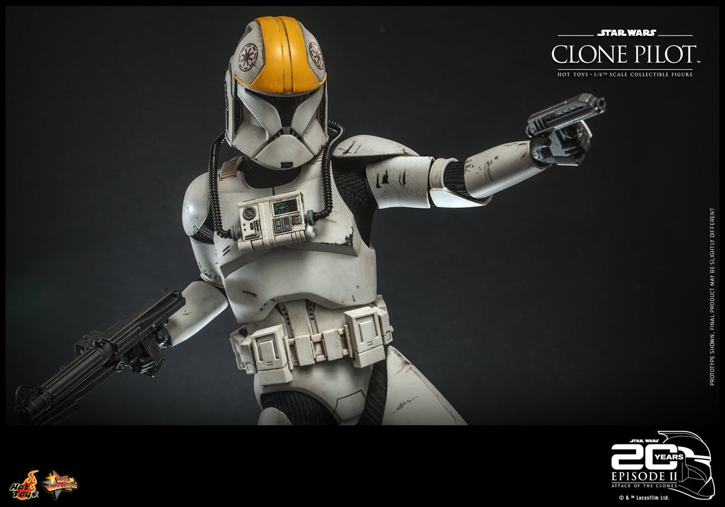 Hot Toys Star Wars Episode II: Attack of the Clones™ - 1/6th scale Clone Pilot™ Collectible Figure MMS648