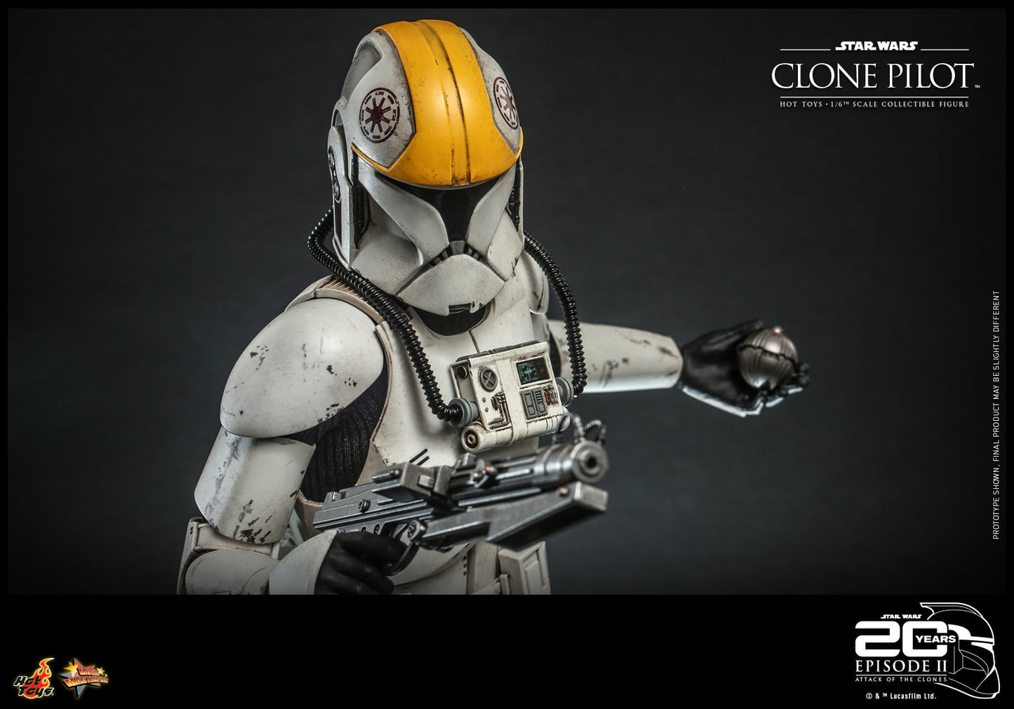 Hot Toys Star Wars Episode II: Attack of the Clones™ - 1/6th scale Clone Pilot™ Collectible Figure MMS648