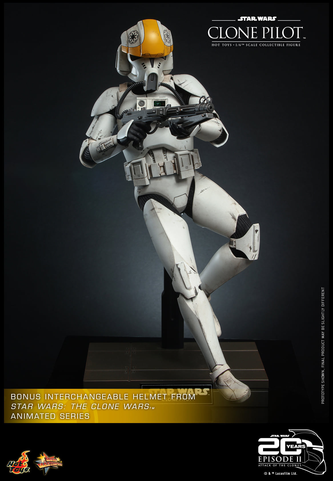 Hot Toys Star Wars Episode II: Attack of the Clones™ - 1/6th scale Clone Pilot™ Collectible Figure MMS648