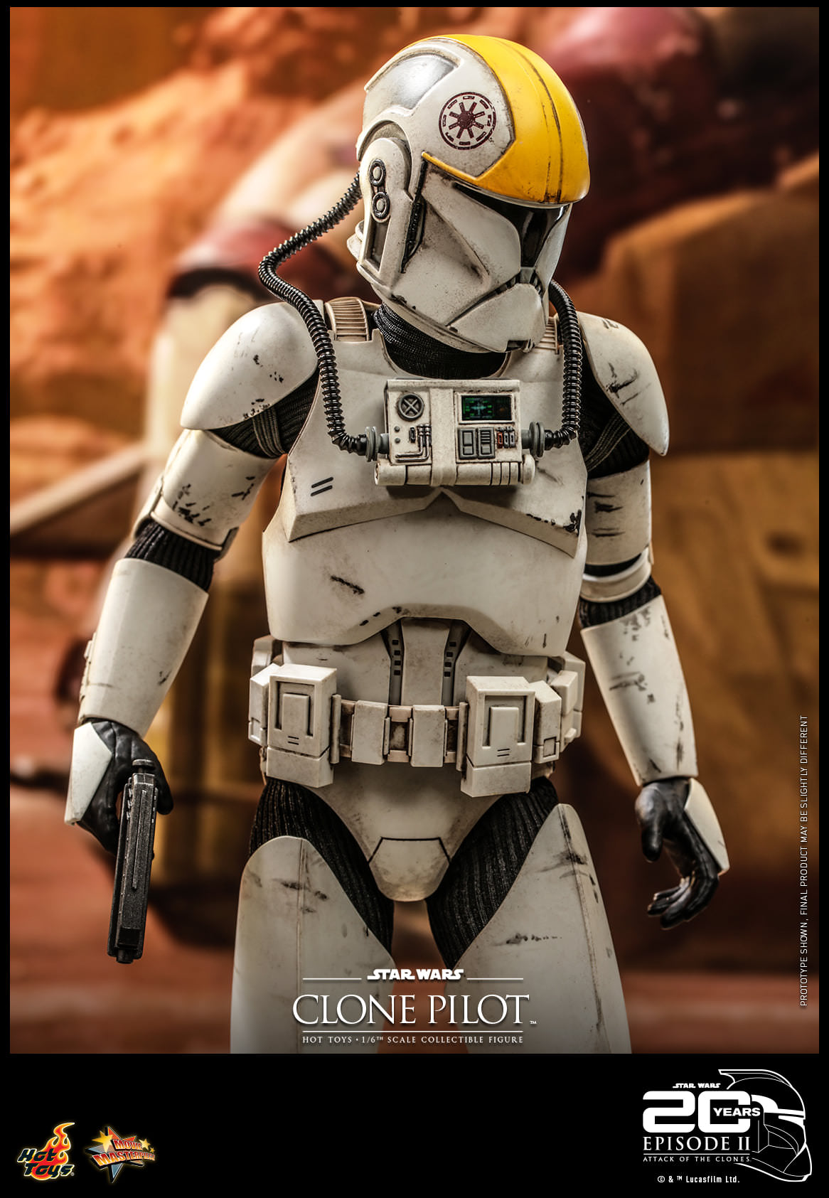 Hot Toys Star Wars Episode II: Attack of the Clones™ - 1/6th scale Clone Pilot™ Collectible Figure MMS648