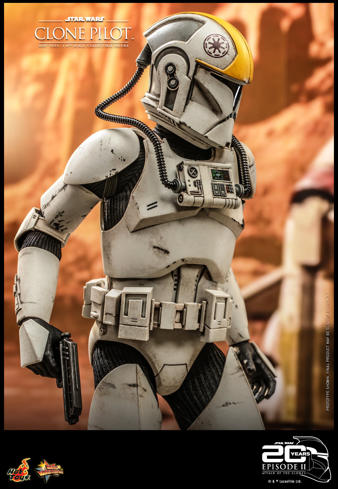 Hot Toys Star Wars Episode II: Attack of the Clones™ - 1/6th scale Clone Pilot™ Collectible Figure MMS648