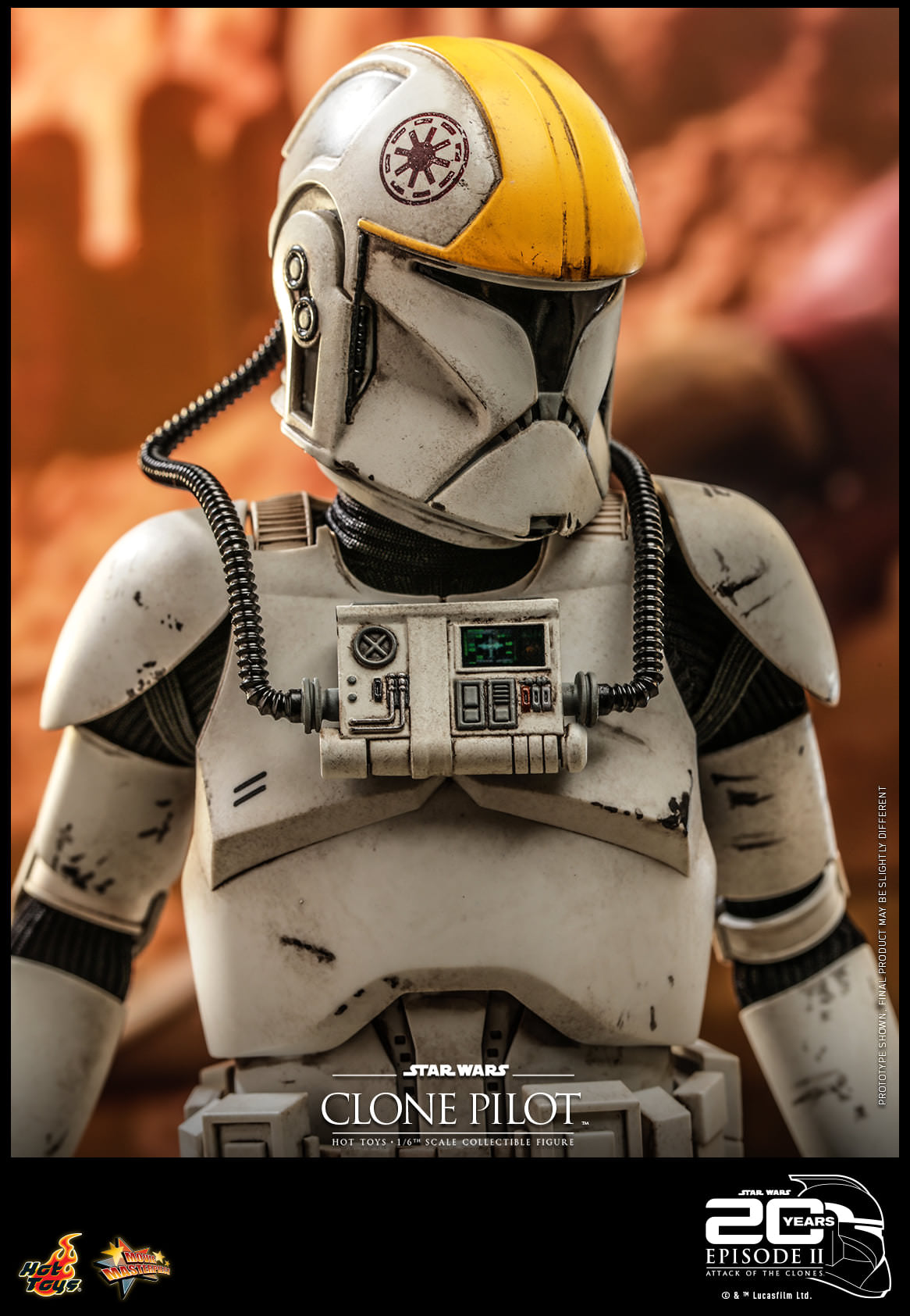 Hot Toys Star Wars Episode II: Attack of the Clones™ - 1/6th scale Clone Pilot™ Collectible Figure MMS648