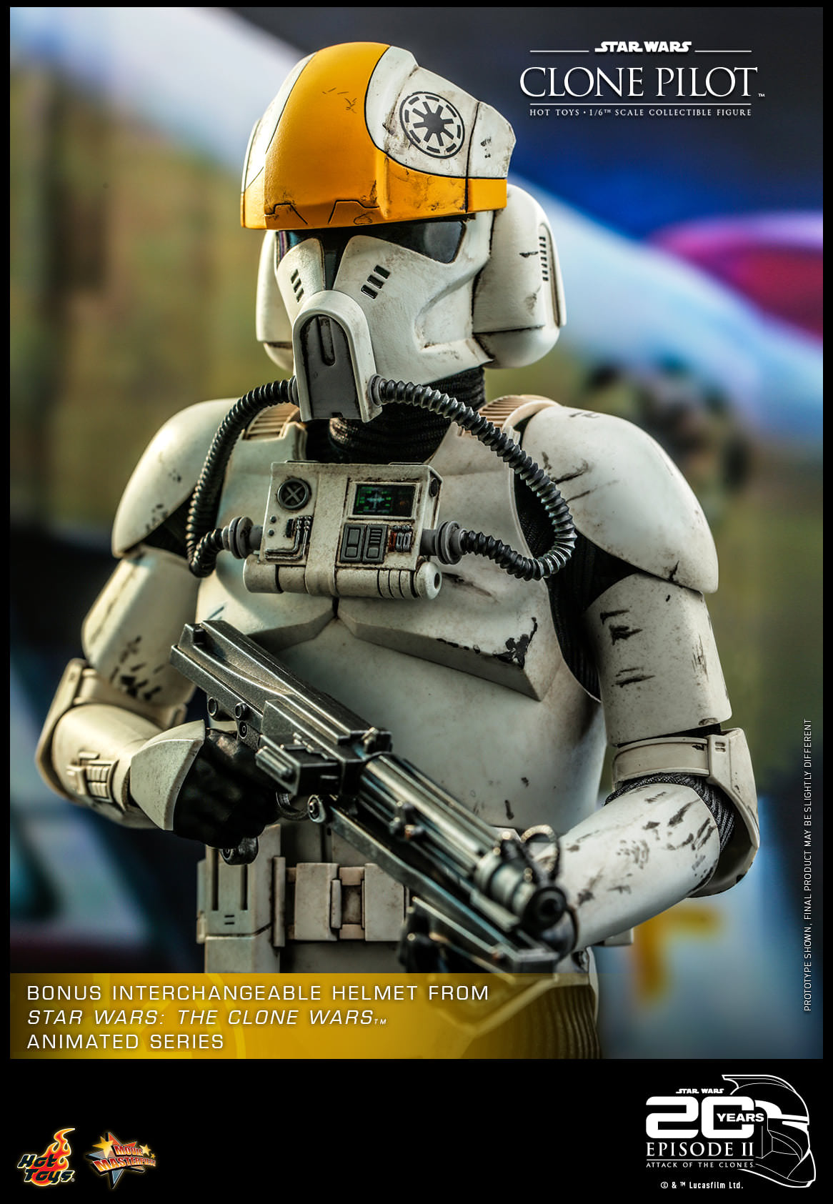 Hot Toys Star Wars Episode II: Attack of the Clones™ - 1/6th scale Clone Pilot™ Collectible Figure MMS648