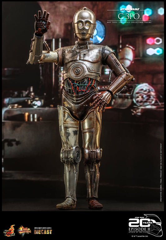 Hot Toys Star Wars Episode II: Attack of the Clones™ - 1:6 Scale C-3PO™ Collectible Figure MMS650D46