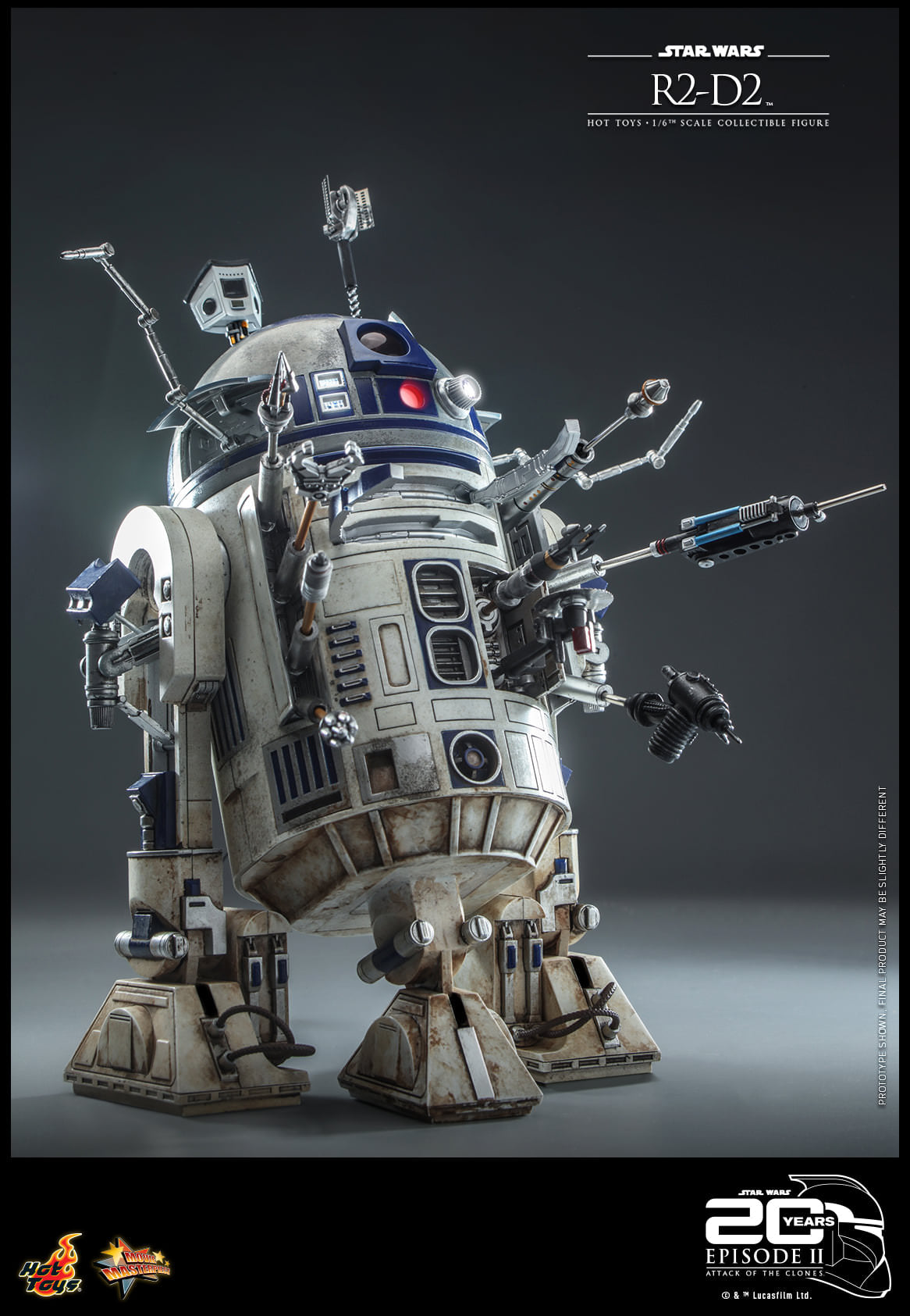 Hot Toys Star Wars Episode II: Attack of the Clones™ - 1/6th scale R2-D2™ Collectible Figure MMS651