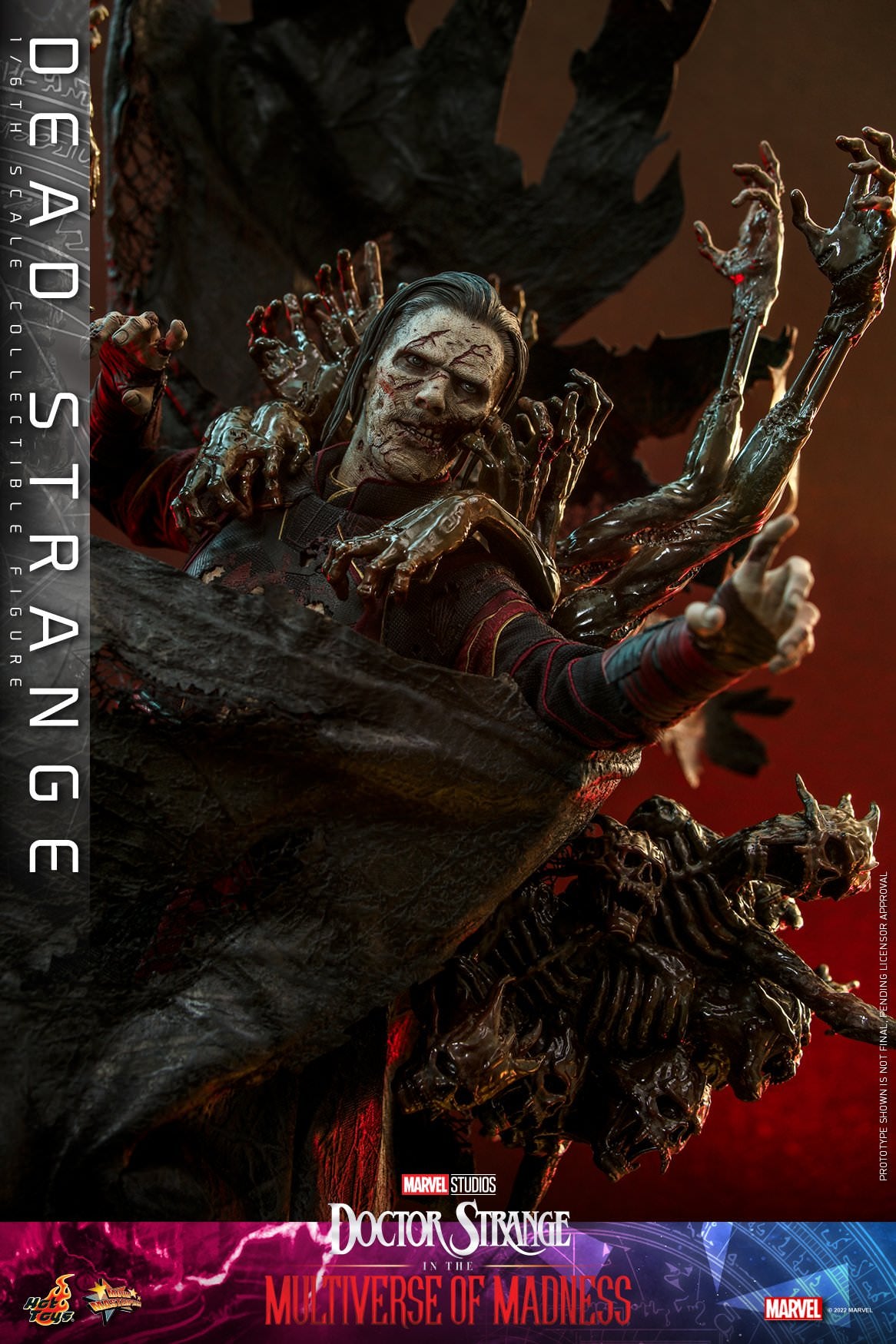 Hot Toys Doctor Strange in the Multiverse of Madness -  1/6th scale Dead Strange Collectible Figure MMS654