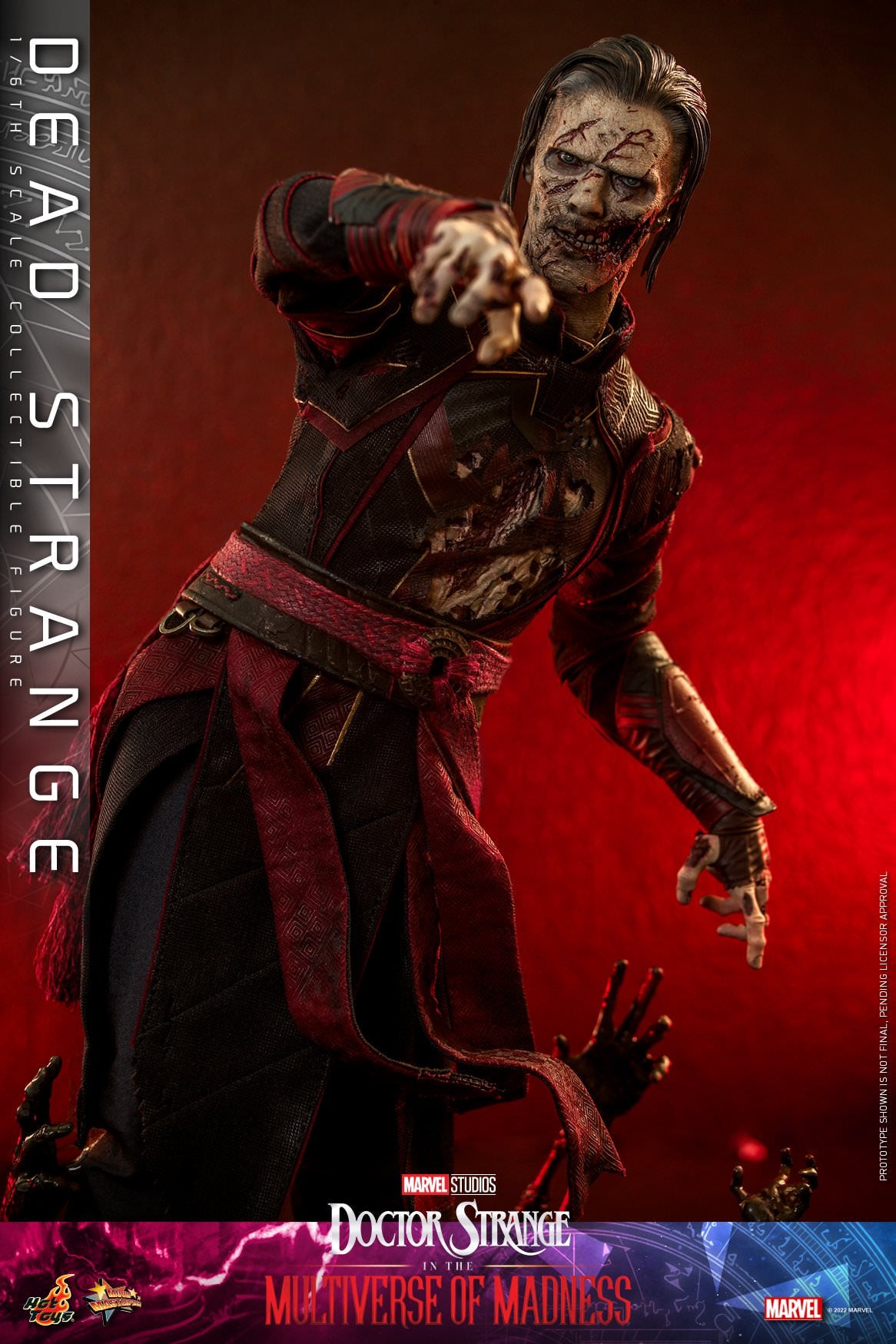 Hot Toys Doctor Strange in the Multiverse of Madness -  1/6th scale Dead Strange Collectible Figure MMS654