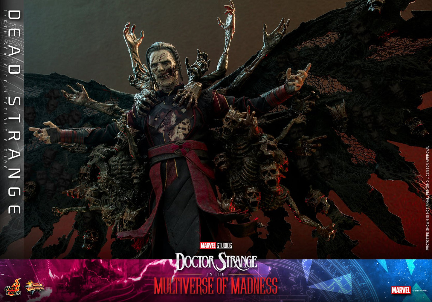 Hot Toys Doctor Strange in the Multiverse of Madness -  1/6th scale Dead Strange Collectible Figure MMS654