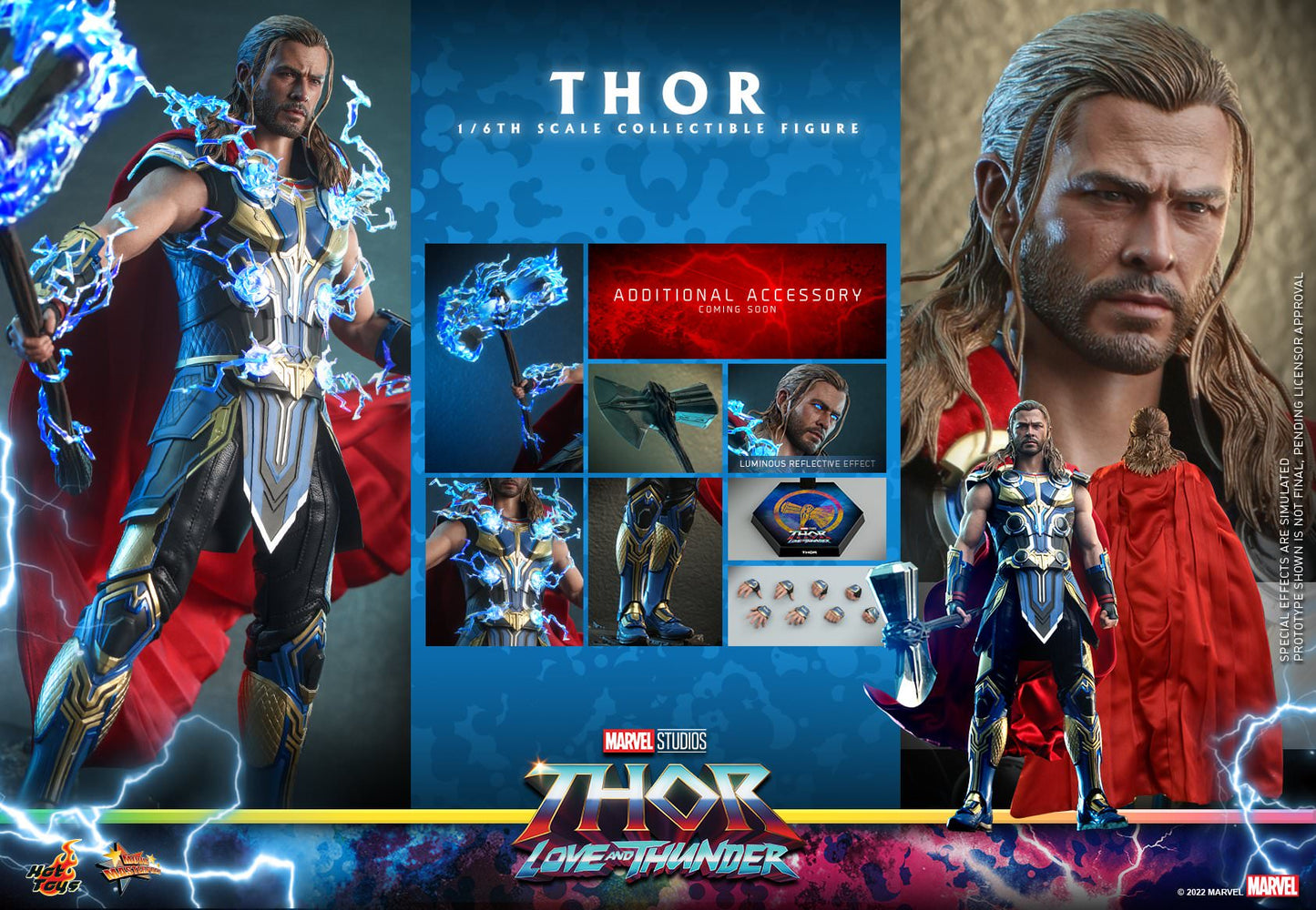 Hot Toys Thor: Love and Thunder -  1:6 Scale Thor Collectible Figure MMS655