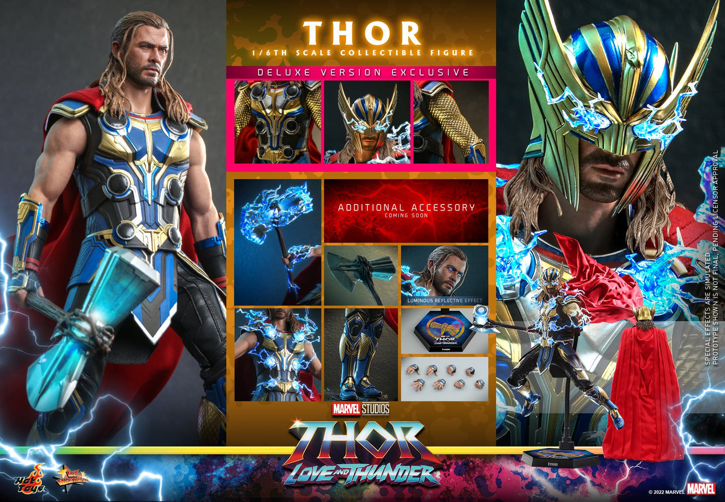 Hot Toys Thor: Love and Thunder -  1:6 Scale Collectible Figure (Deluxe Version) MMS656