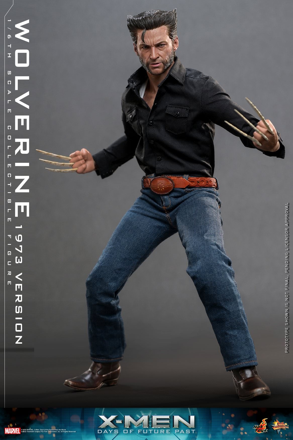 Hot Toys X-men: Days Of Future Past Wolverine (1973 Version) 1:6 Scale Collectible Figure (Regular Edition) MMS659