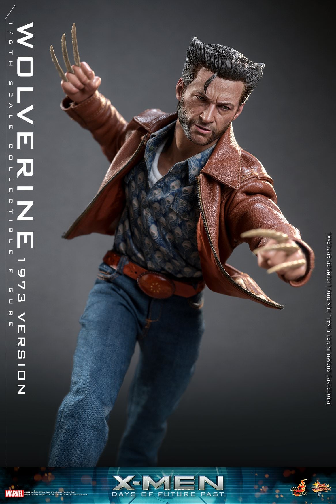 Hot Toys X-men: Days Of Future Past Wolverine (1973 Version) 1:6 Scale Collectible Figure (Regular Edition) MMS659