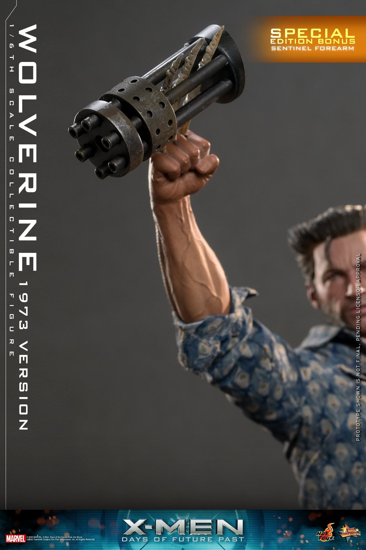 Hot Toys X-men: Days Of Future Past Wolverine (1973 Version) 1:6 Scale Collectible Figure (Regular Edition) MMS659