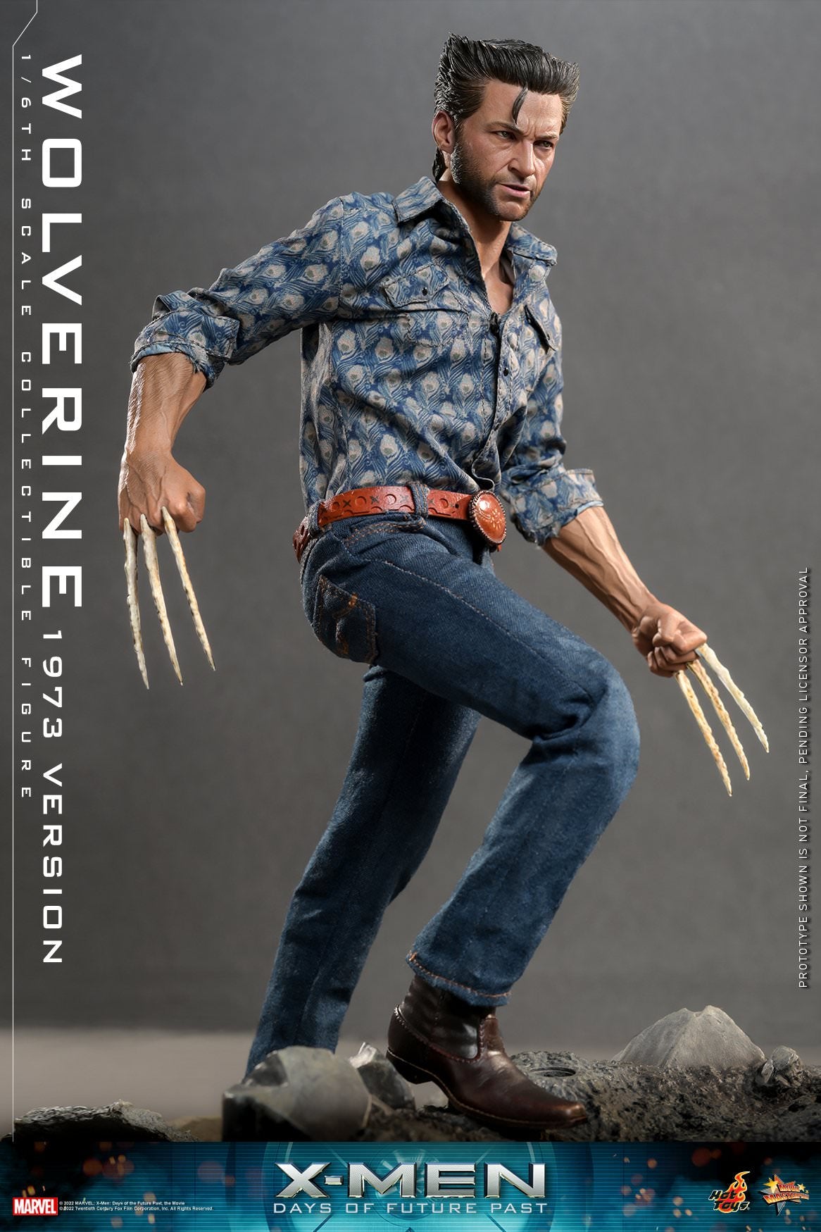 Hot Toys X-men: Days Of Future Past Wolverine (1973 Version) 1:6 Scale Collectible Figure (Regular Edition) MMS659