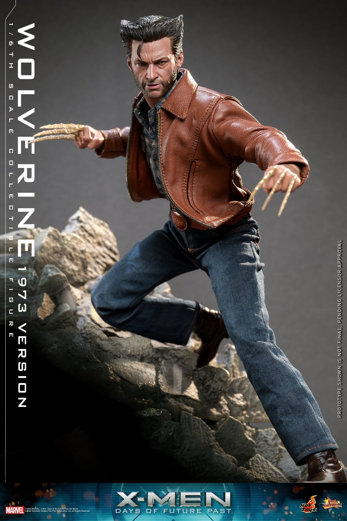 Hot Toys X-men: Days Of Future Past Wolverine (1973 Version) 1:6 Scale Collectible Figure (Regular Edition) MMS659