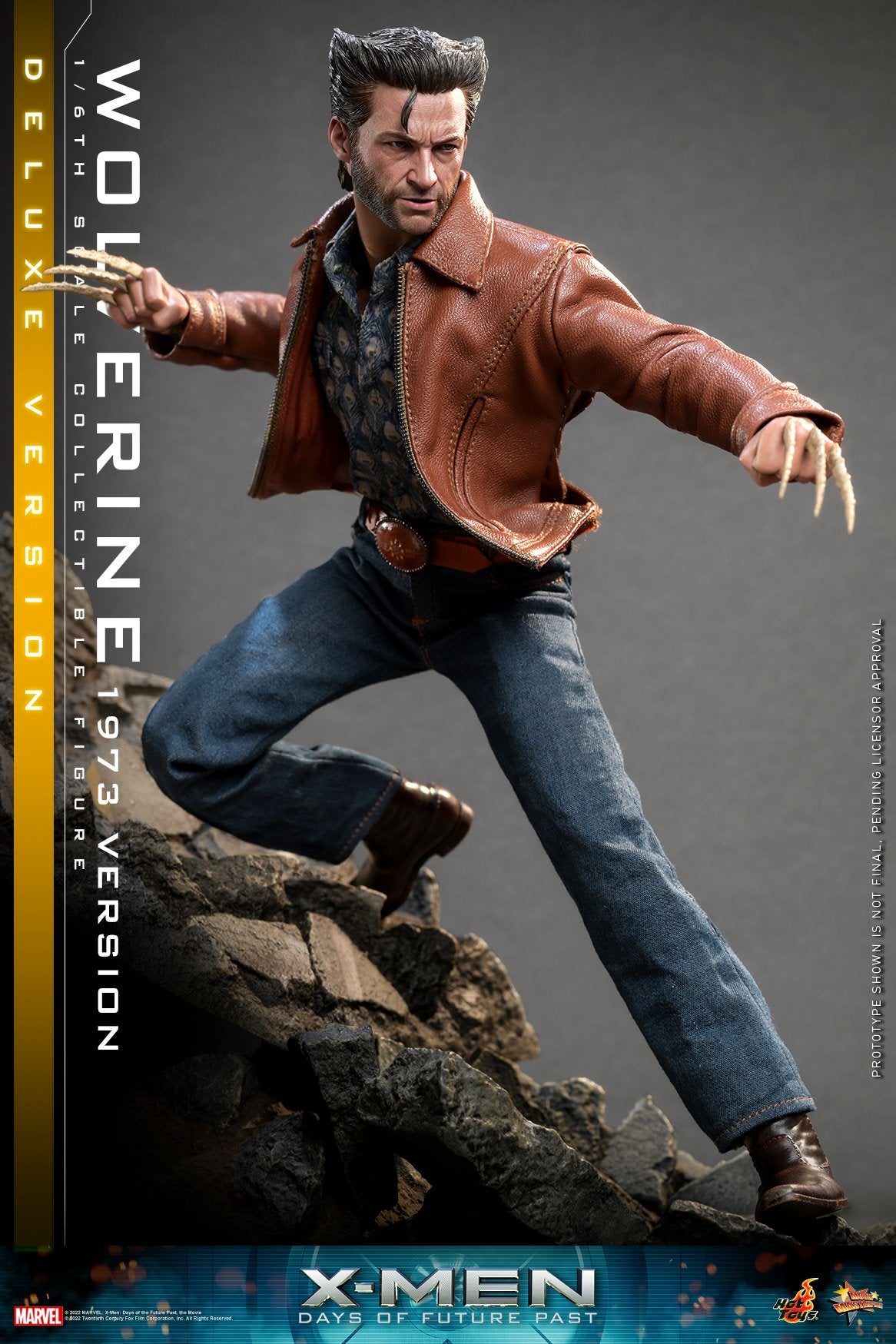 Hot Toys X-men: Days Of Future Past Wolverine (1973 Version) 1:6 Scale Collectible Figure Deluxe Version (Regular Edition）MMS660