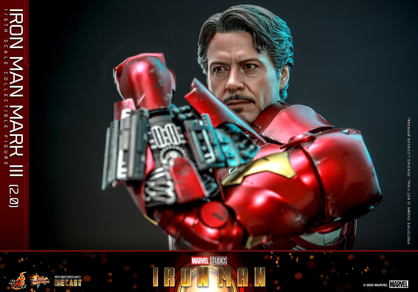 Hot Toys Iron Man - Iron Man Mark III (2.0) 1:6 Scale Collectible Figure (Special Edition) MMS664D48B