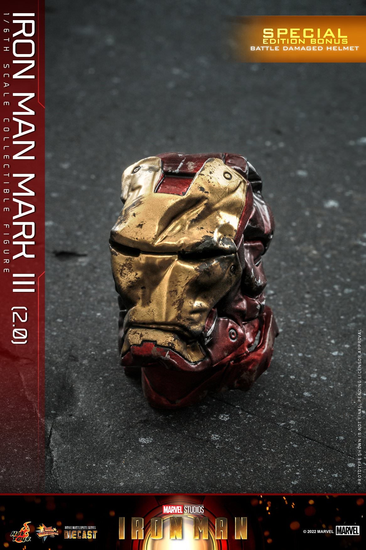 Hot Toys Iron Man - Iron Man Mark III (2.0) 1:6 Scale Collectible Figure (Special Edition) MMS664D48B