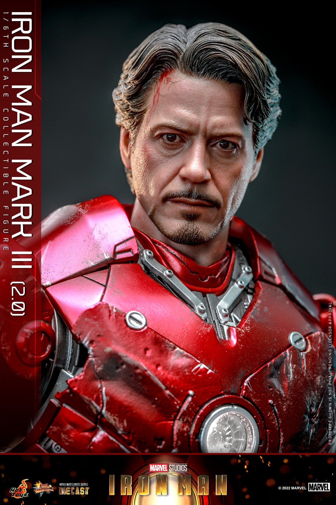 Hot Toys Iron Man - Iron Man Mark III (2.0) 1:6 Scale Collectible Figure (Special Edition) MMS664D48B