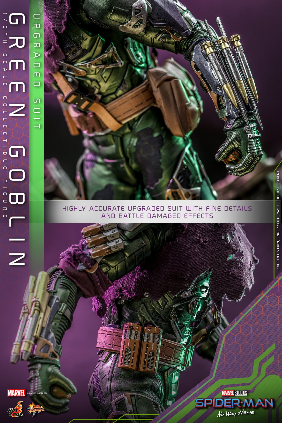 Hot Toys Spider-man: No Way Home - Green Goblin (Upgraded Suit) 1:6 Scale Collectible Figure MMS674