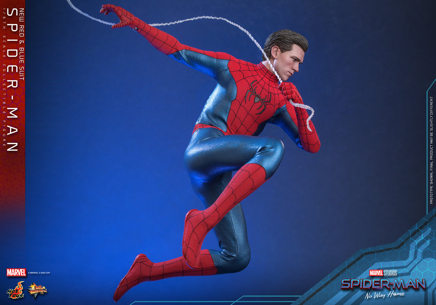 Hot Toys Spider-Man: No Way Home - Spider-Man (New Red and Blue Suit) 1:6 Scale Collectible Figure MMS679