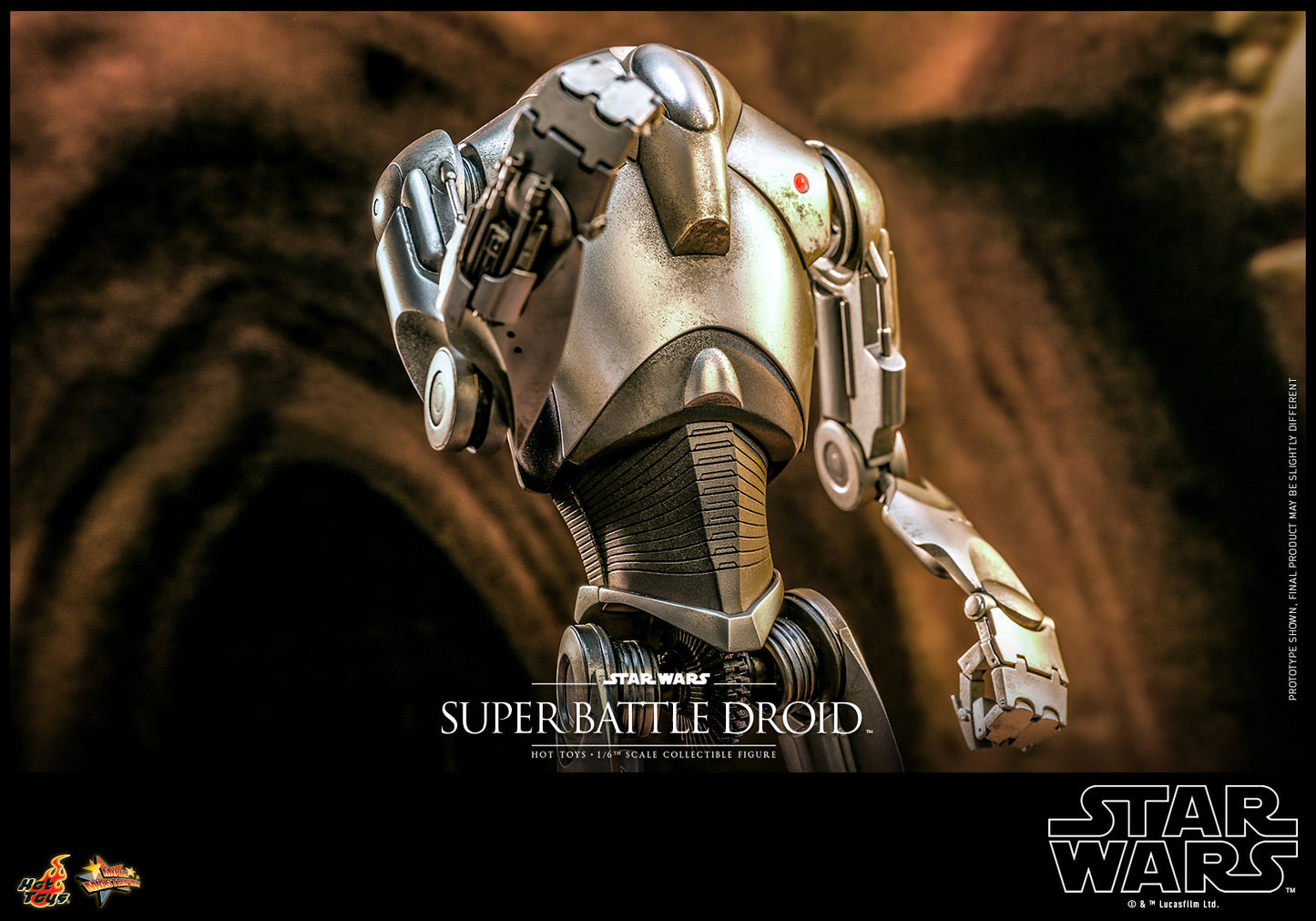 Hot Toys Star Wars Episode Ii: Attack Of The Clones™ Super Battle Droid™ 1/6th Scale Collectible Figure MMS682