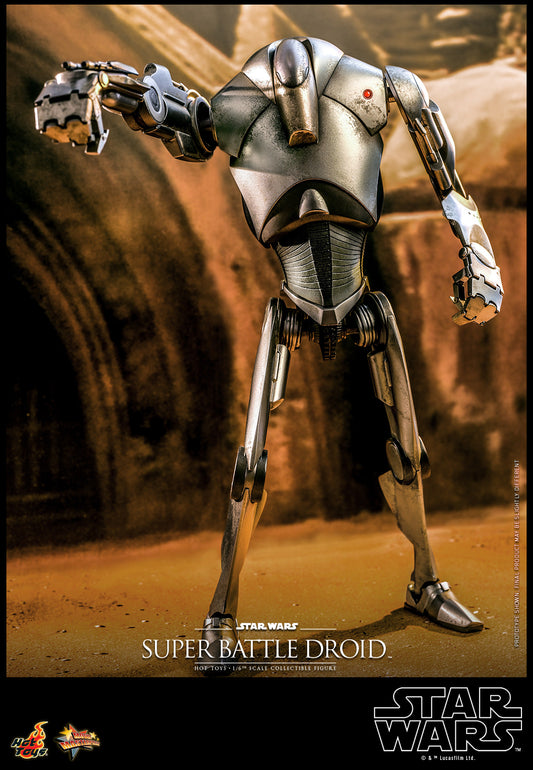 Hot Toys Star Wars Episode Ii: Attack Of The Clones™ Super Battle Droid™ 1/6th Scale Collectible Figure MMS682