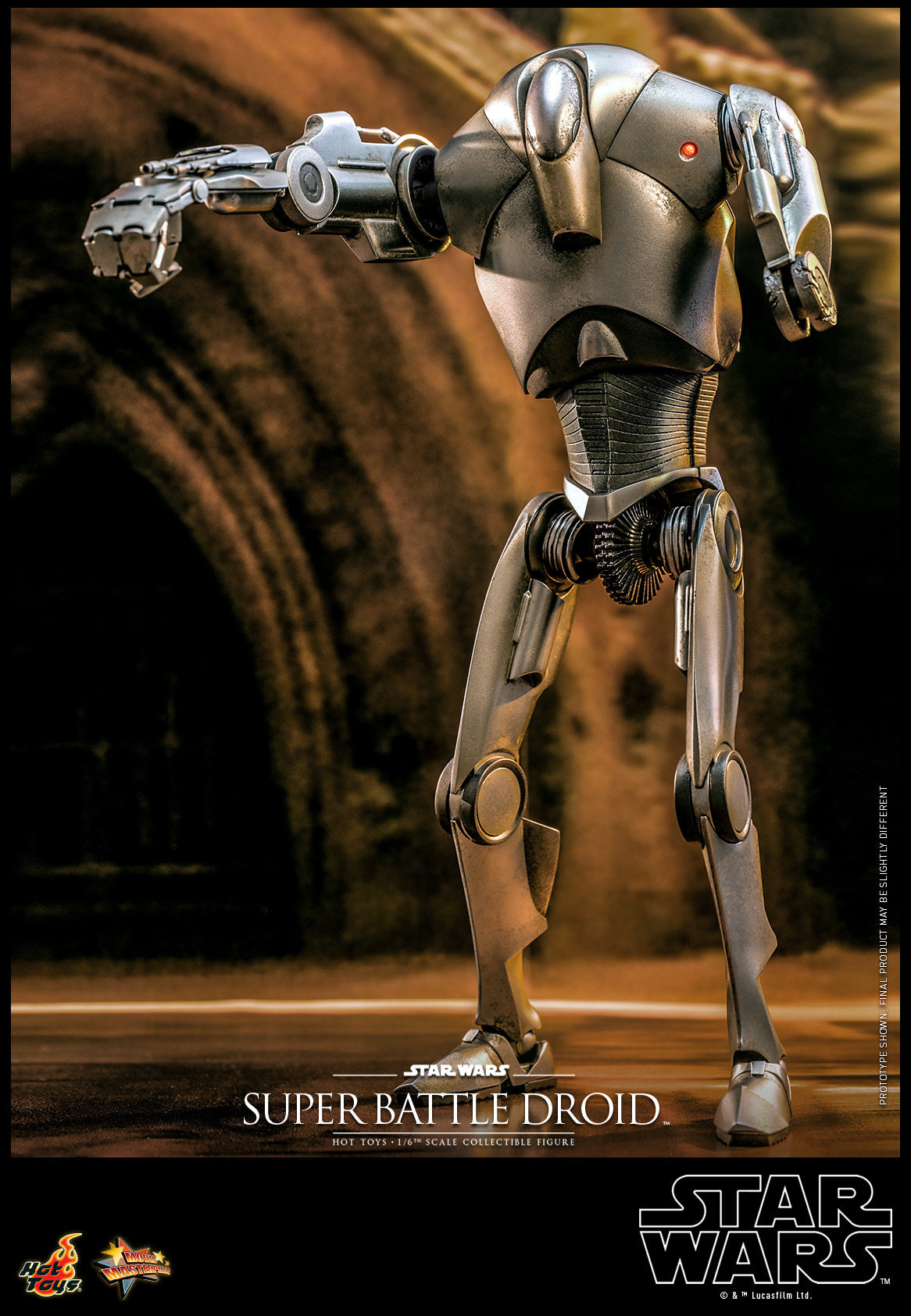 Hot Toys Star Wars Episode Ii: Attack Of The Clones™ Super Battle Droid™ 1/6th Scale Collectible Figure MMS682