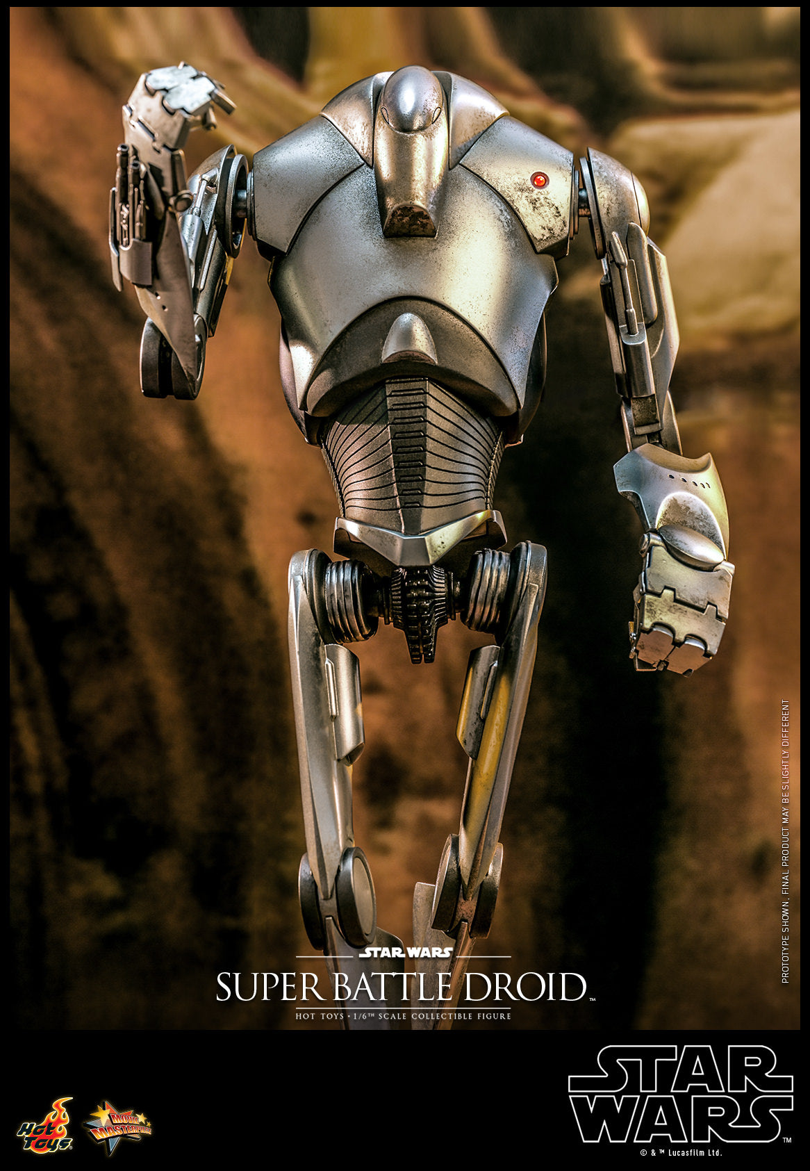 Hot Toys Star Wars Episode Ii: Attack Of The Clones™ Super Battle Droid™ 1/6th Scale Collectible Figure MMS682