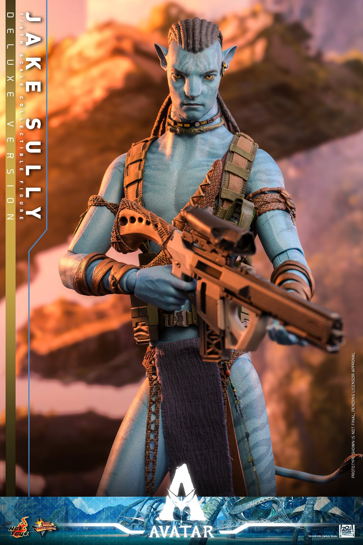 Hot Toys Avatar: The Way Of Water Jake Sully 1/6th Scale Collectible Figure (Deluxe Version) MMS684 (Refurbished Items)