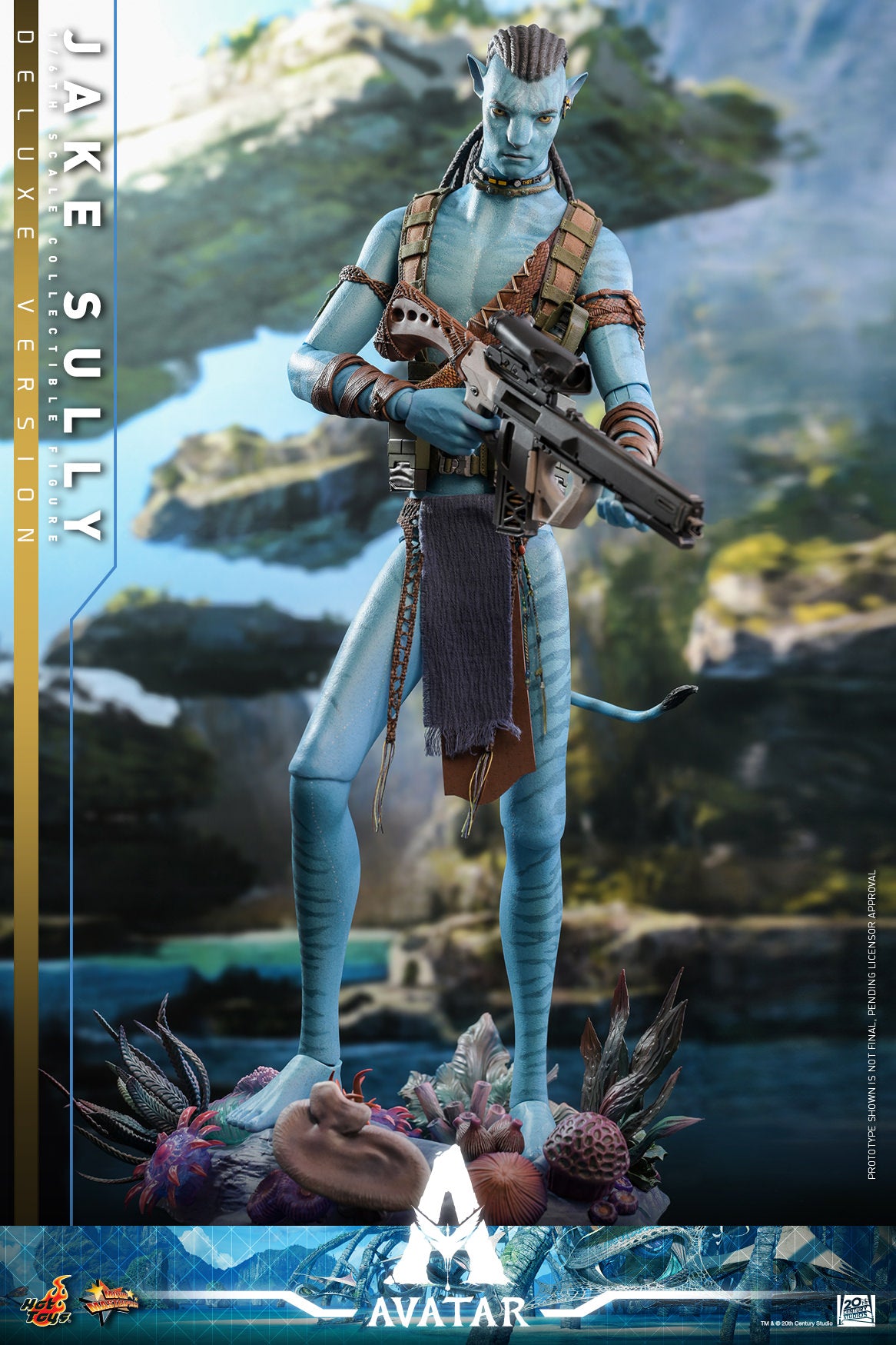 Hot Toys Avatar: The Way Of Water Jake Sully 1/6th Scale Collectible Figure (Deluxe Version) MMS684 (Refurbished Items)