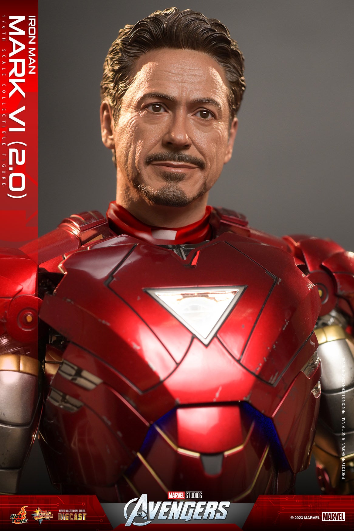 Hot Toys The Avengers Iron Man Mark VI (2.0) 1:6 Scale Collectible Figure MMS687D52