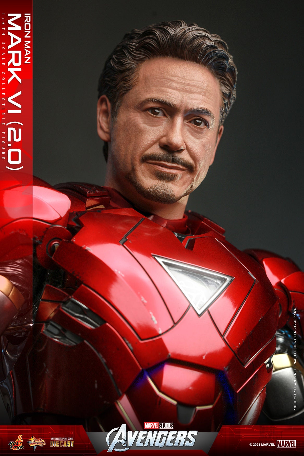 Hot Toys The Avengers Iron Man Mark VI (2.0) 1:6 Scale Collectible Figure MMS687D52