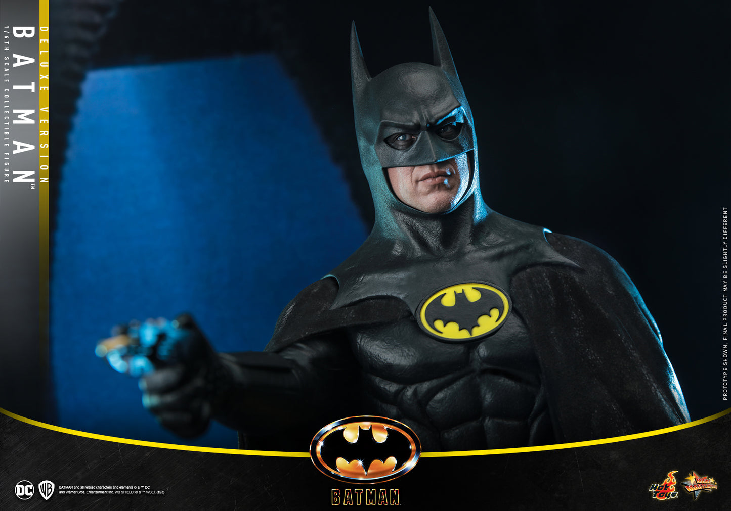 Hot Toys Batman (1989) 1:6 Scale Batman Collectible Figure (Deluxe Version) MMS693