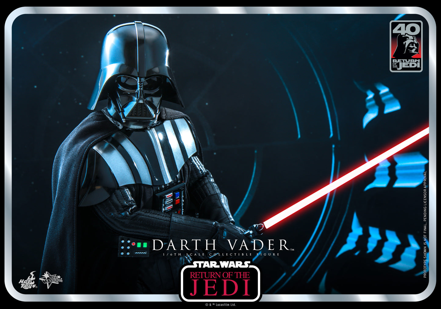 Hot Toys Star Wars Episode Vi: Return Of The Jedi™ Darth Vader™ 1/6th Scale Collectible Figure (Regular Version) MMS699