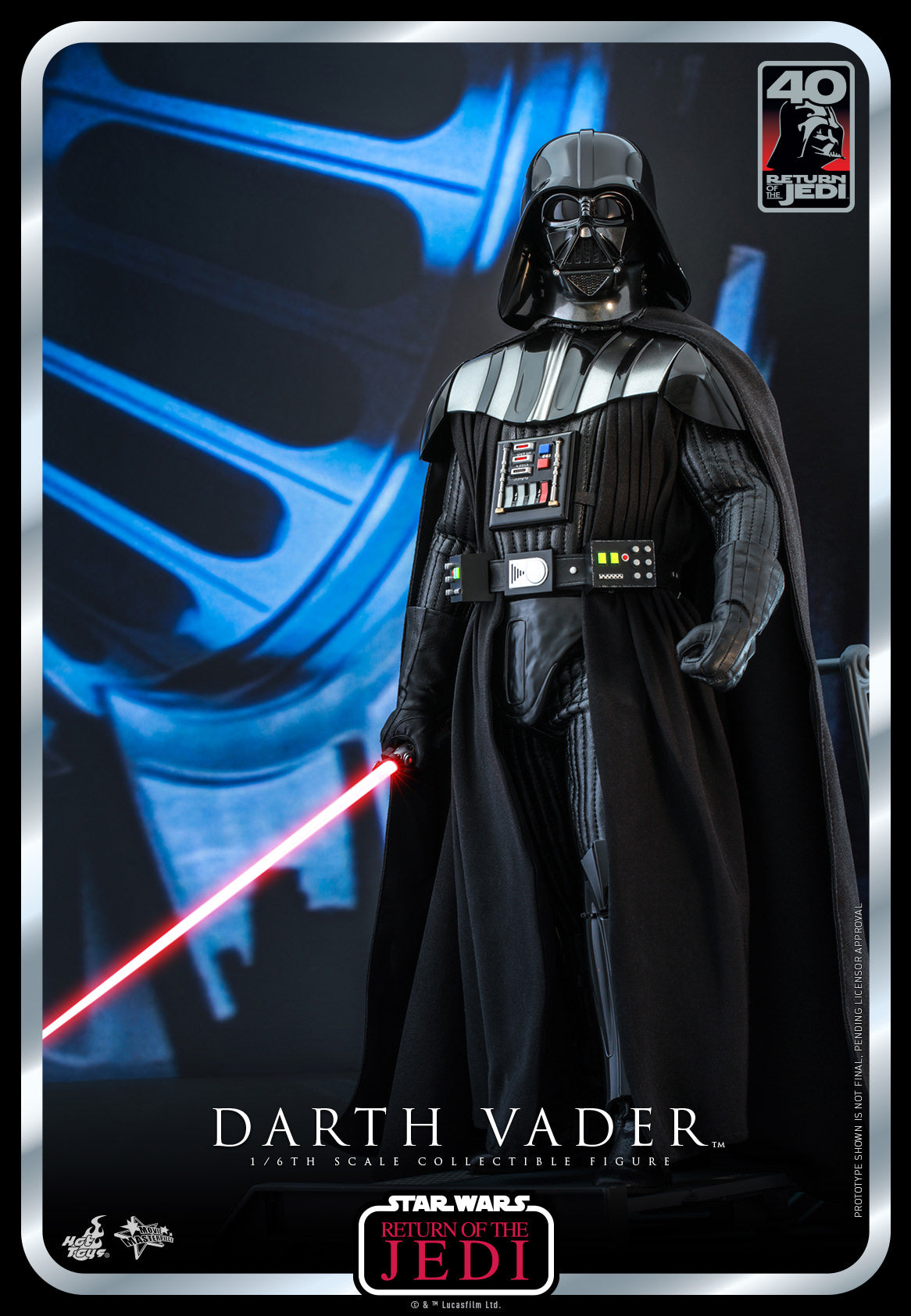 Hot Toys Star Wars Episode Vi: Return Of The Jedi™ Darth Vader™ 1/6th Scale Collectible Figure (Regular Version) MMS699