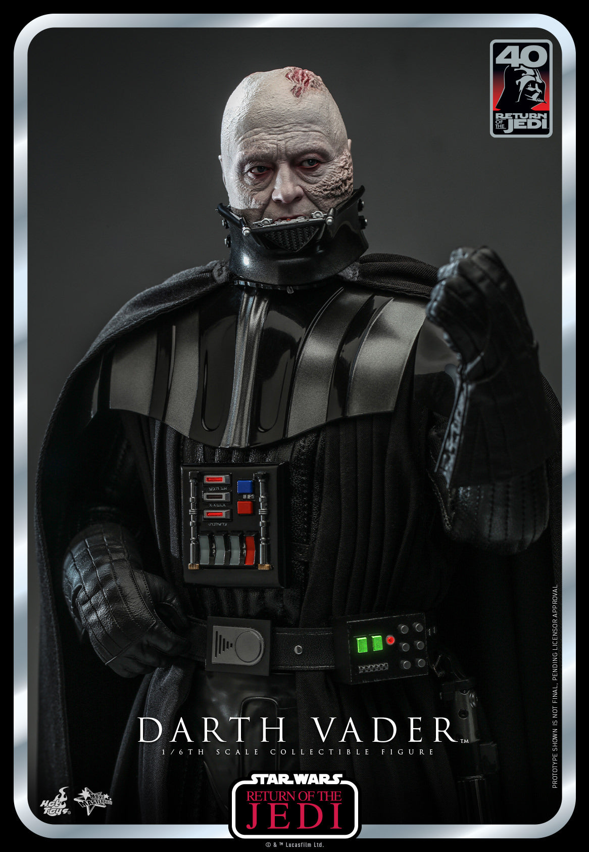 Hot Toys Star Wars Episode Vi: Return Of The Jedi™ Darth Vader™ 1/6th Scale Collectible Figure (Regular Version) MMS699