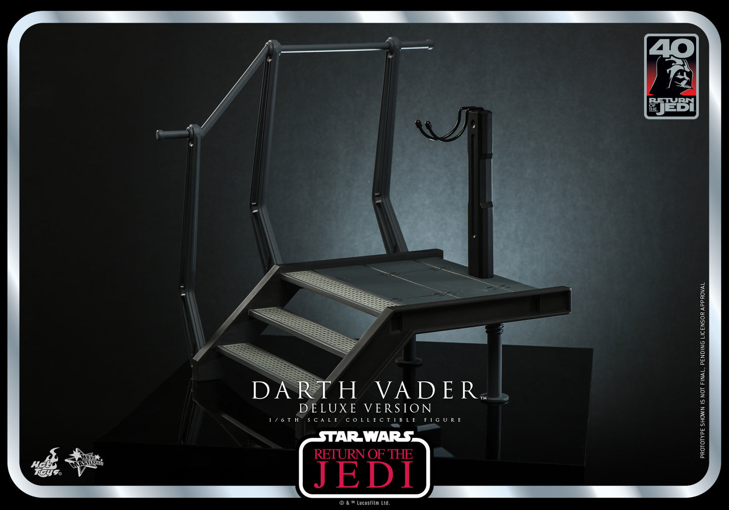 Hot Toys Star Wars Episode Vi: Return Of The Jedi™ Darth Vader™ 1/6th Scale Collectible Figure (Deluxe Version) MMS700