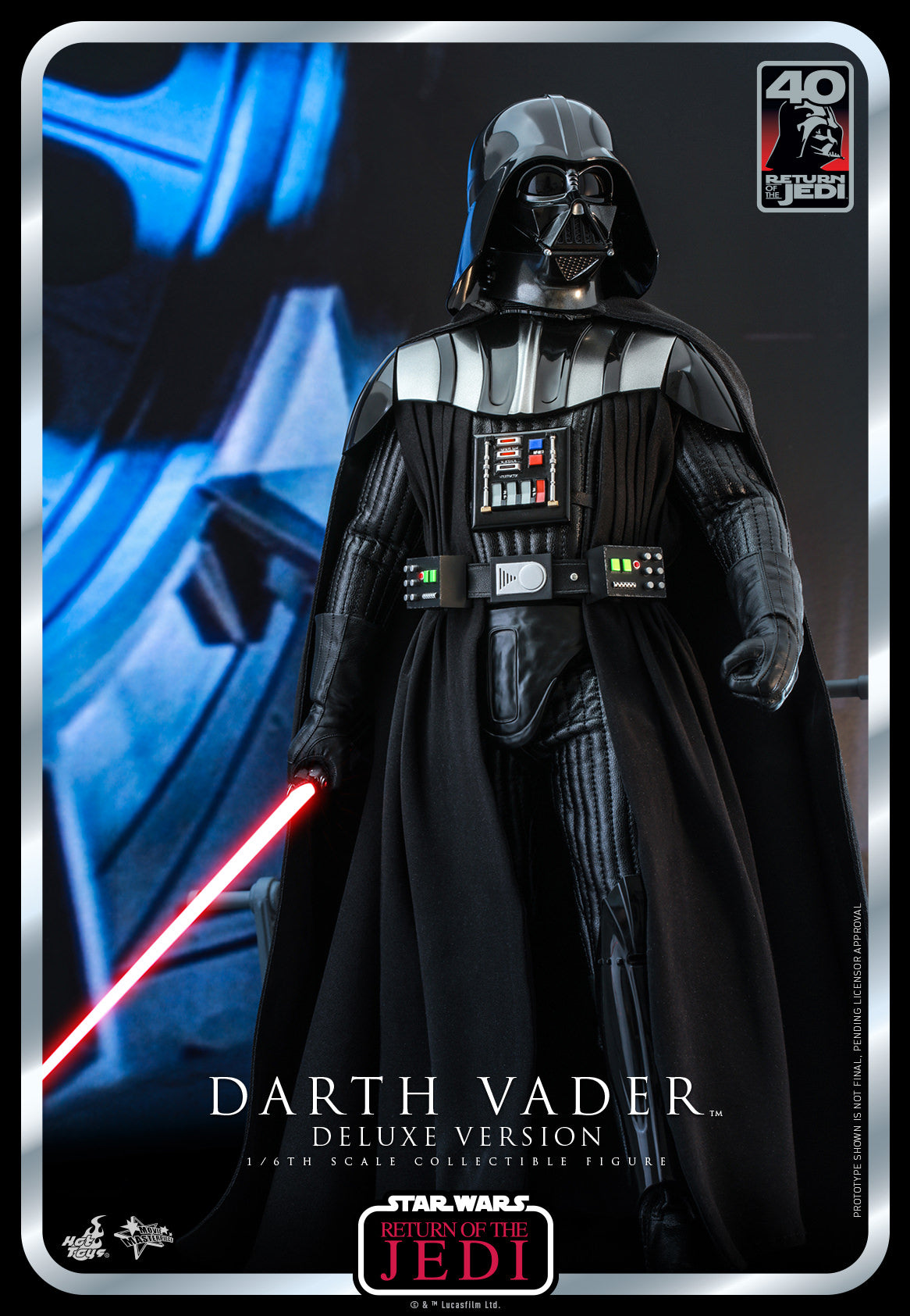 Hot Toys Star Wars Episode Vi: Return Of The Jedi™ Darth Vader™ 1/6th Scale Collectible Figure (Deluxe Version) MMS700