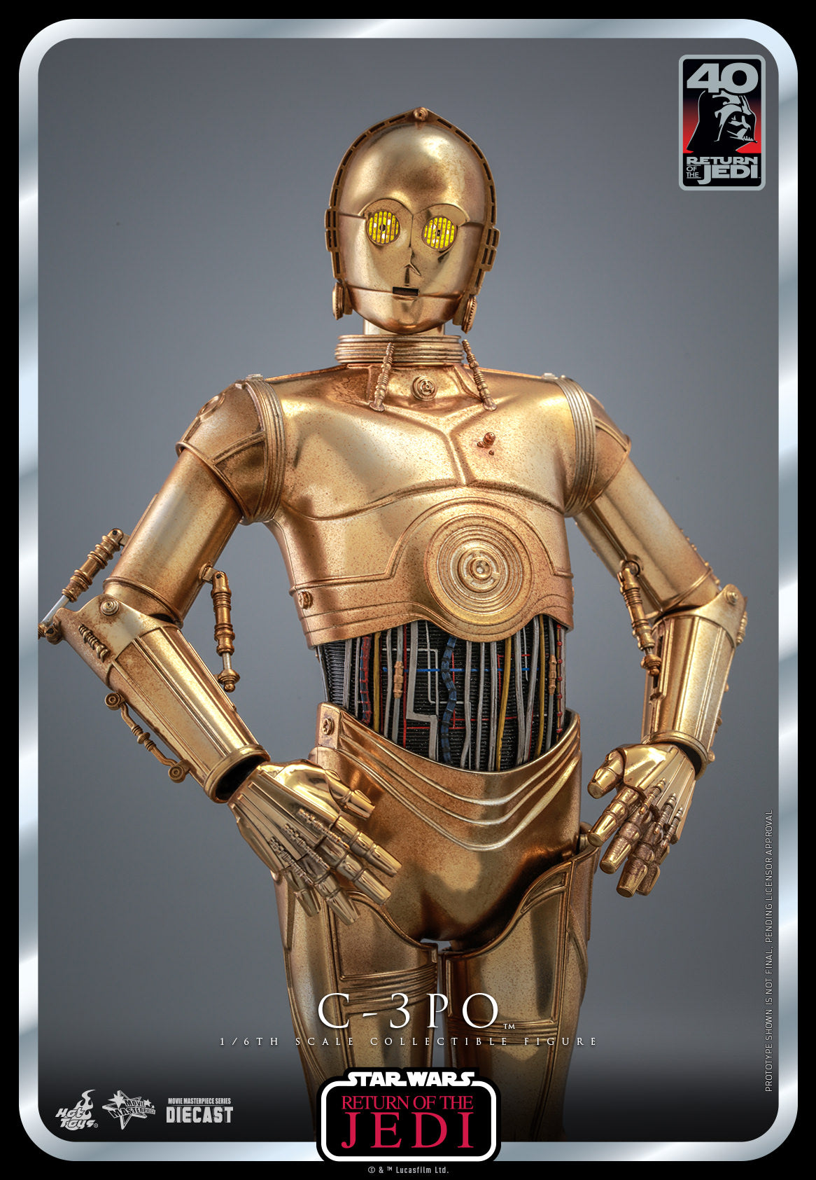 Hot Toys Star Wars Episode Vi: Return Of The Jedi™ C-3po™ 1/6th Scale Collectible Figure MMS701D56