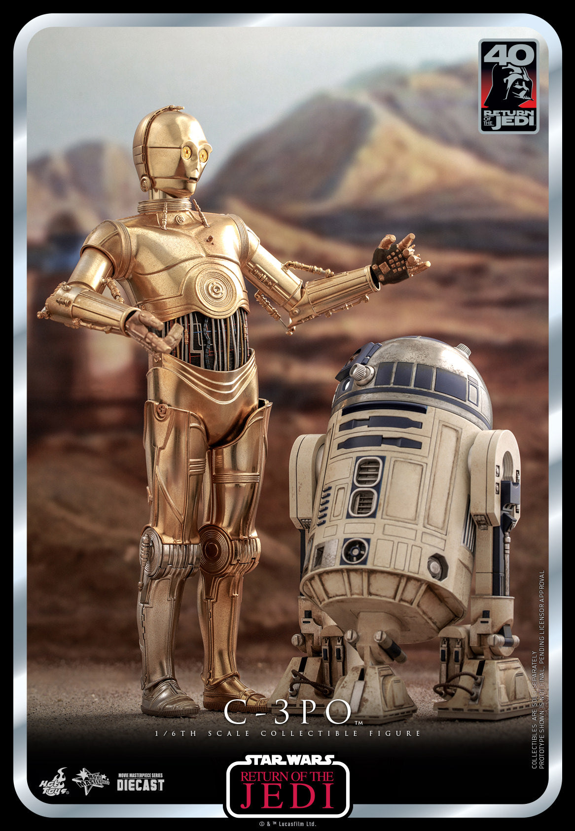 Hot Toys Star Wars Episode Vi: Return Of The Jedi™ C-3po™ 1/6th Scale Collectible Figure MMS701D56