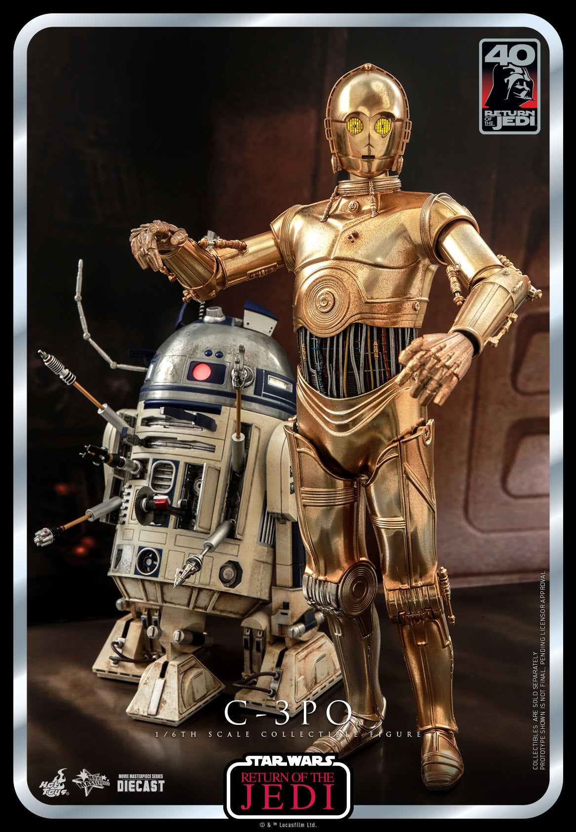 Hot Toys Star Wars Episode Vi: Return Of The Jedi™ C-3po™ 1/6th Scale Collectible Figure MMS701D56