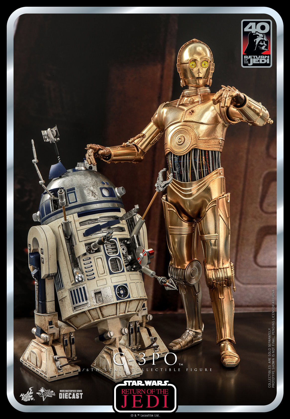 Hot Toys Star Wars Episode Vi: Return Of The Jedi™ C-3po™ 1/6th Scale Collectible Figure MMS701D56